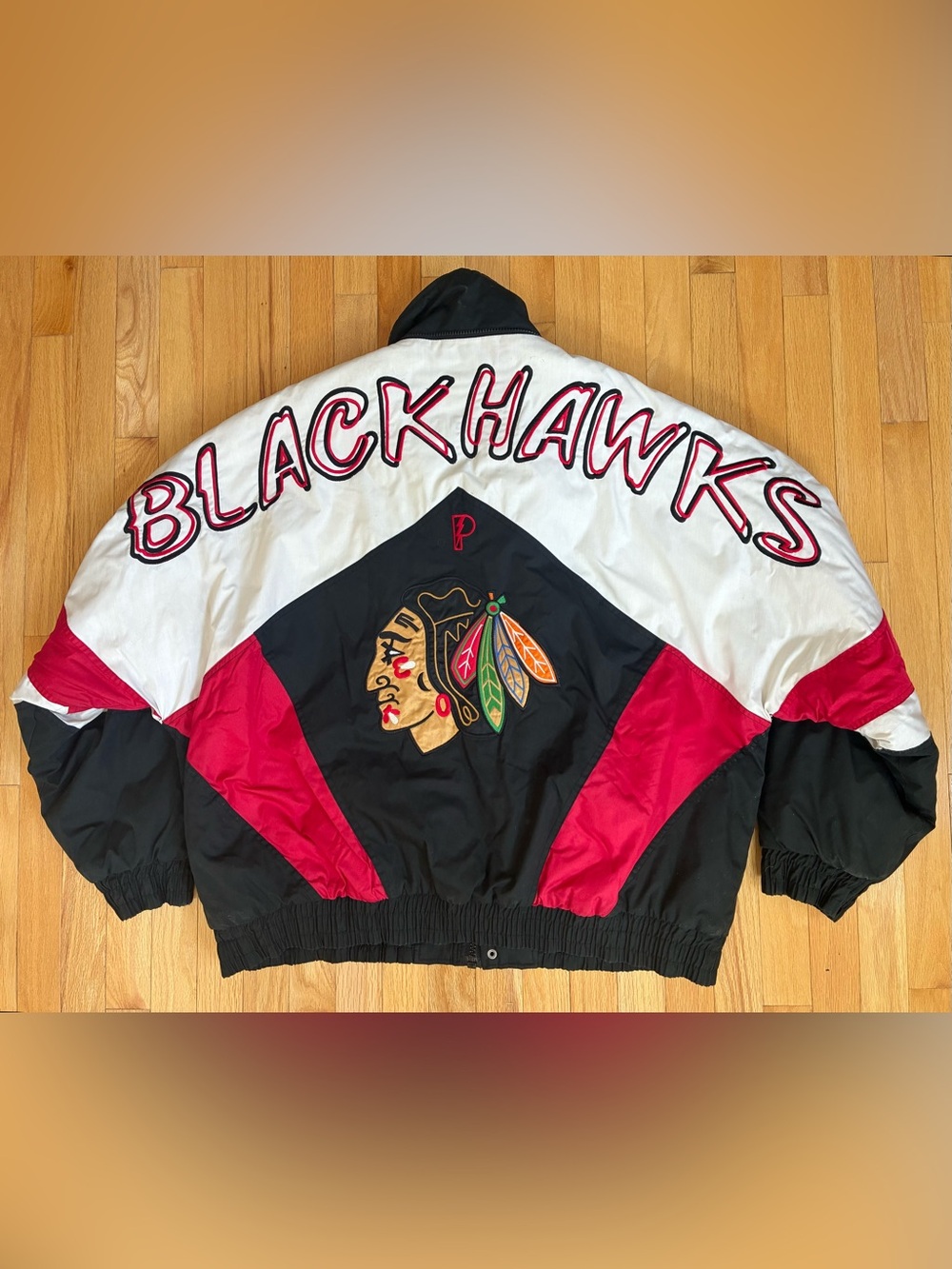 Vintage Chicago Blackhawks Pro Player Puffer Jacket Men’s Size XXL